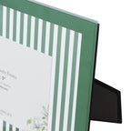 Laura Ashley Denwick Photo Frame Matt Green and Green 7" x 5" LA3756758-Q