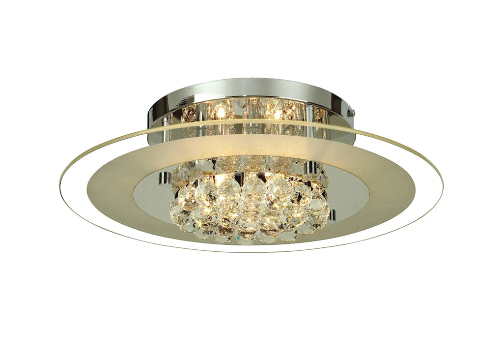 IL30022 Delmar Chrome 6 Light Ceiling Light
