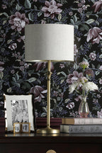 Laura Ashley Highgrove Table Lamp In Antique Brass With Shade LA3756325-Q