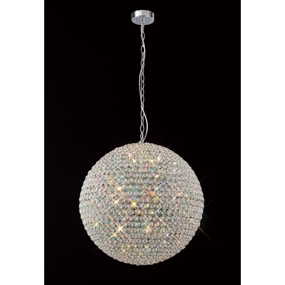 IL30195 Ava 9 Light Crystal Ceiling Pendant