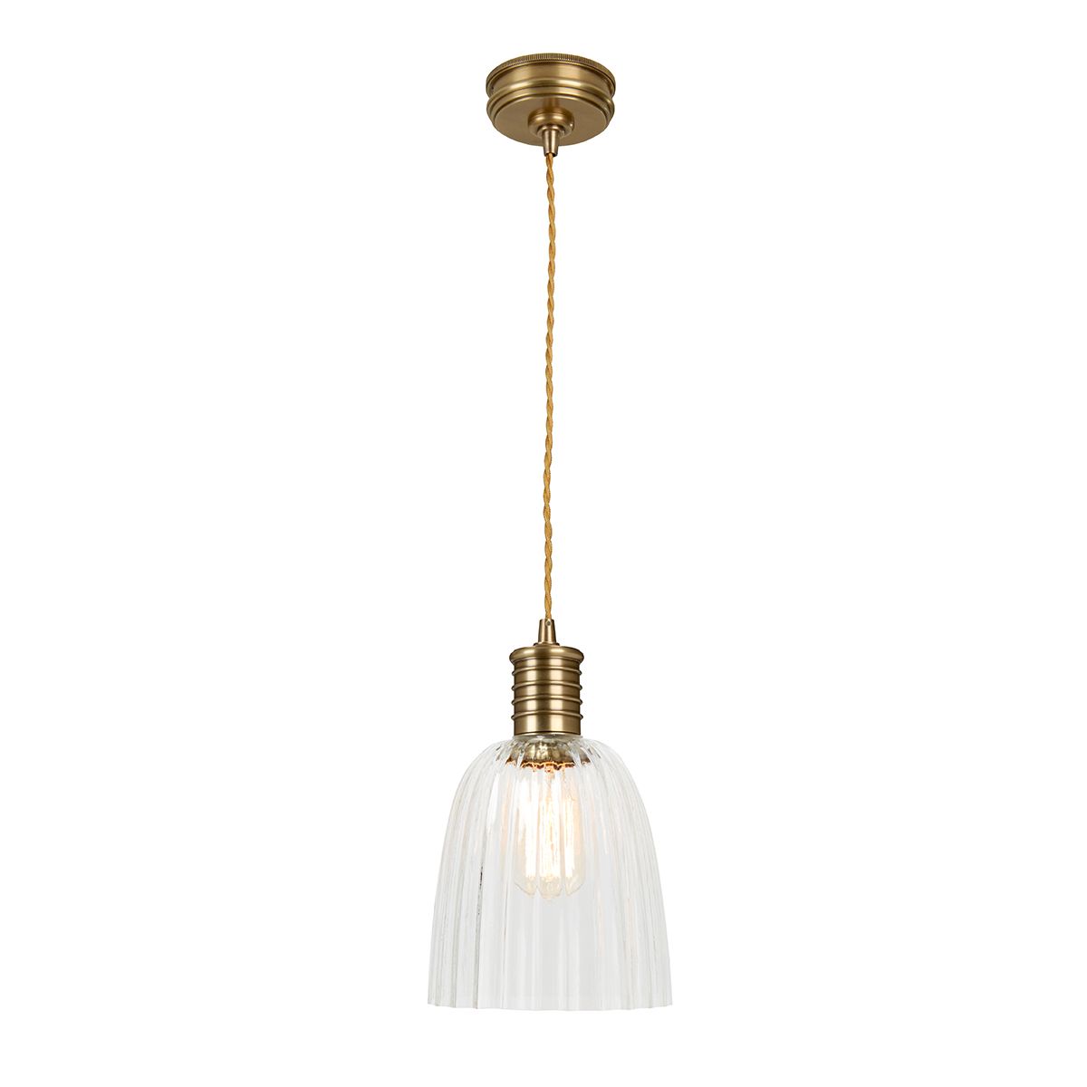 Douille Ceiling Pendant Light In Aged Brass Finish DOUILLE/P AB