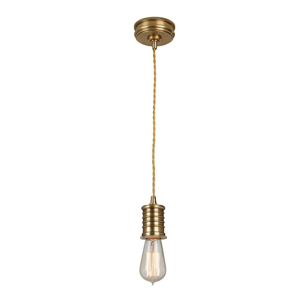 Douille Ceiling Pendant Light In Aged Brass Finish DOUILLE/P AB