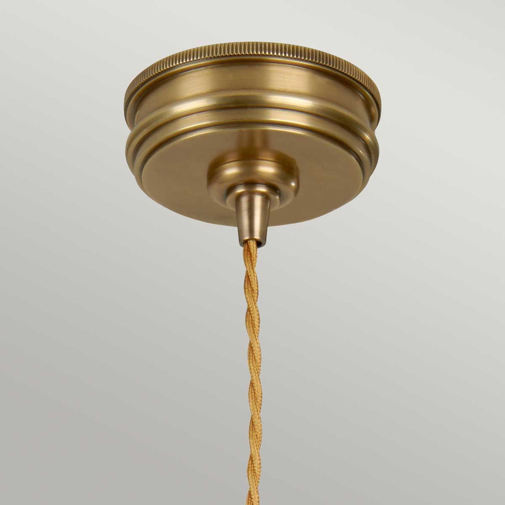 Douille Ceiling Pendant Light In Aged Brass Finish DOUILLE/P AB