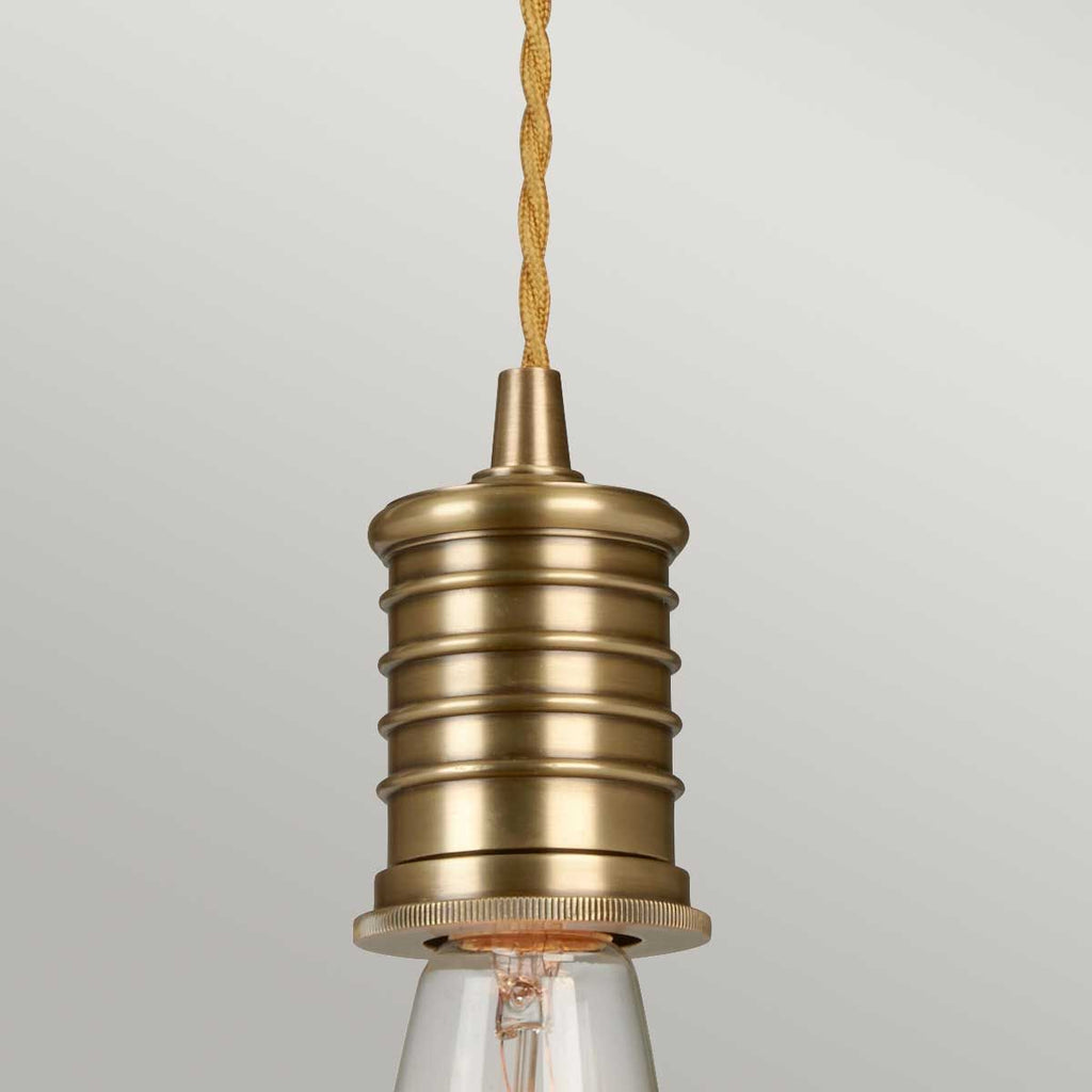 Douille Ceiling Pendant Light In Aged Brass Finish DOUILLE/P AB