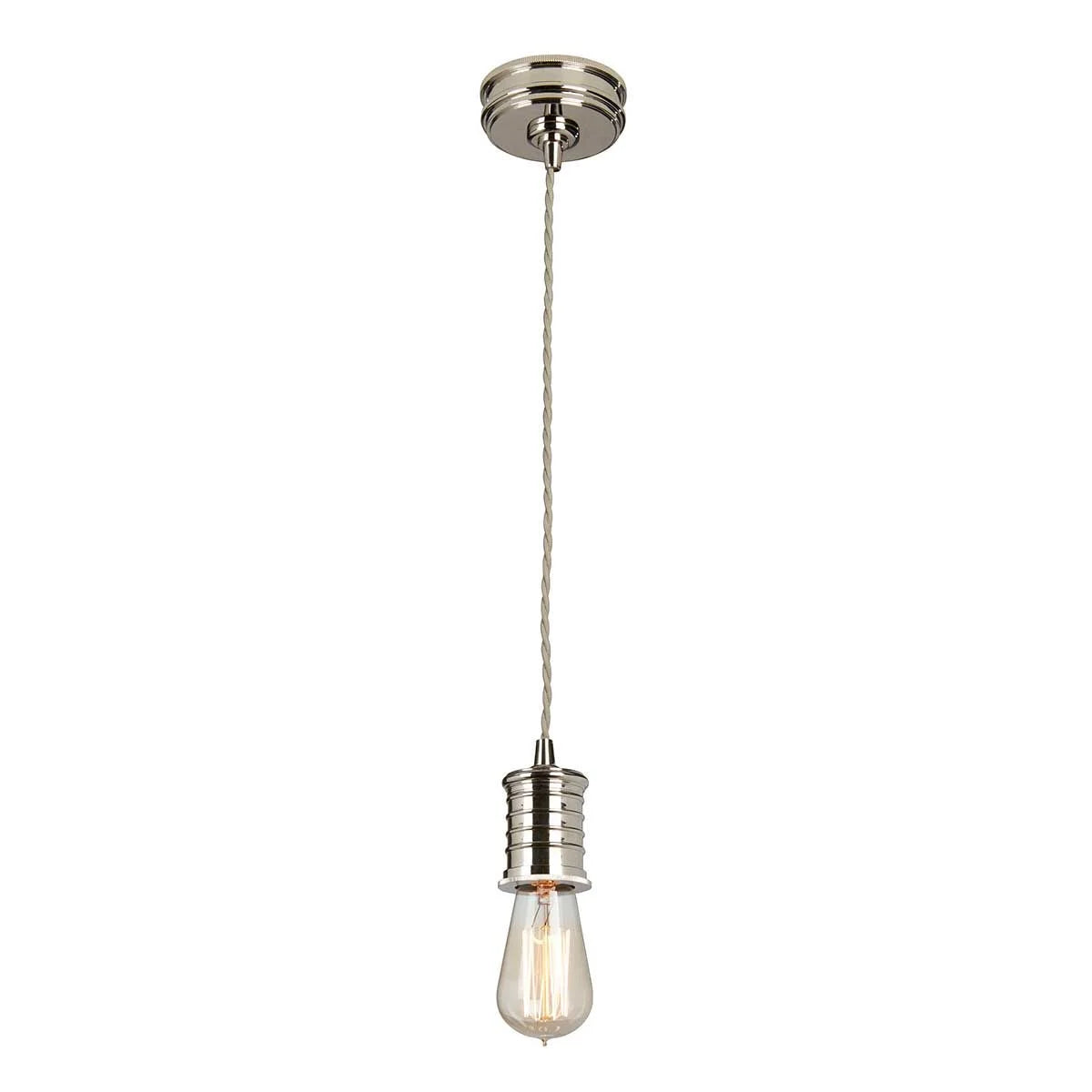 Douille Ceiling Pendant Light In Polished Nickel Finish DOUILLE/P PN