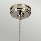 Douille Ceiling Pendant Light In Polished Nickel Finish DOUILLE/P PN