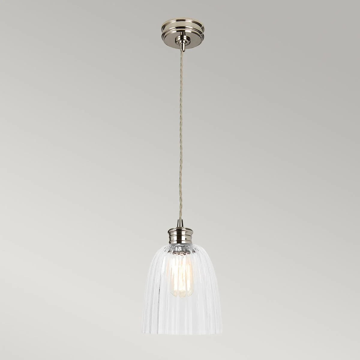 Douille Ceiling Pendant Light In Polished Nickel Finish DOUILLE/P PN