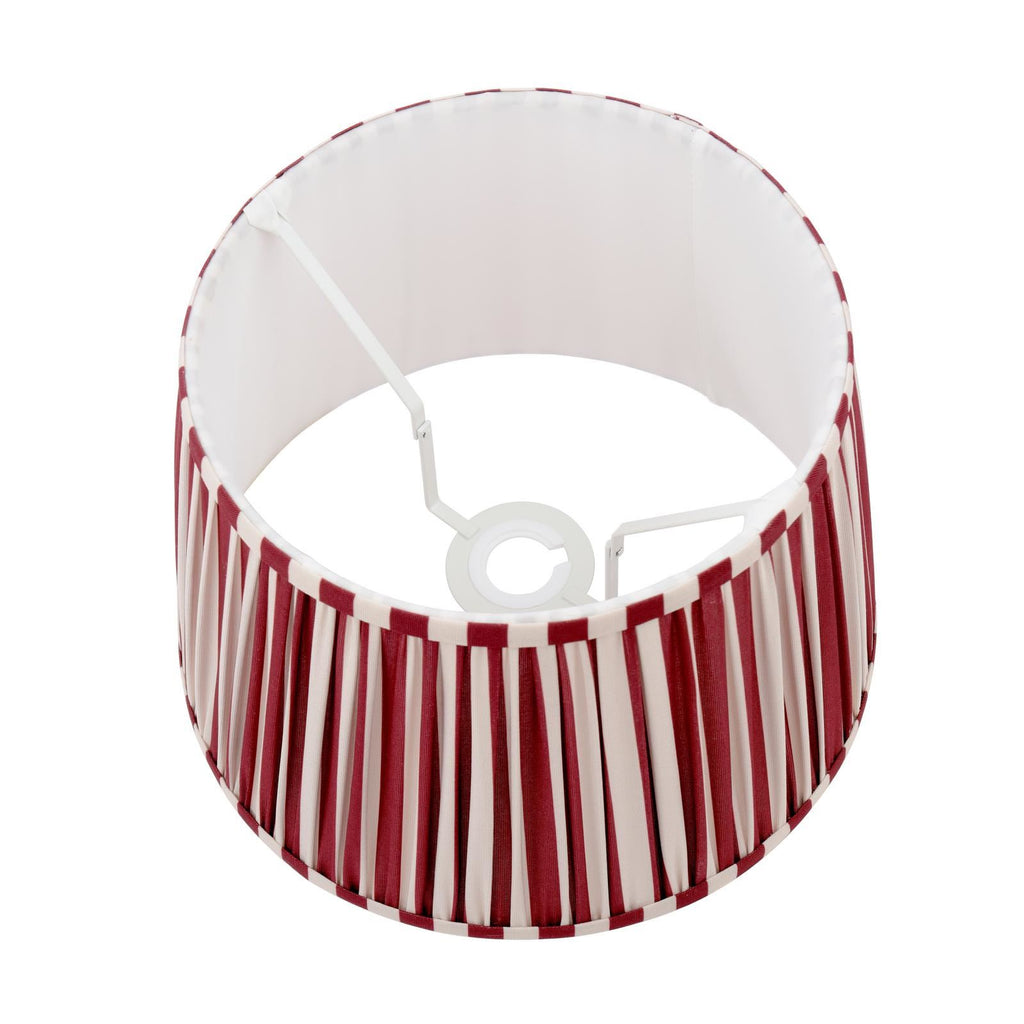 Laura Ashley Denwick Red Cotton Tapered Drum Shade 30cm/12 inch LA3756737-Q