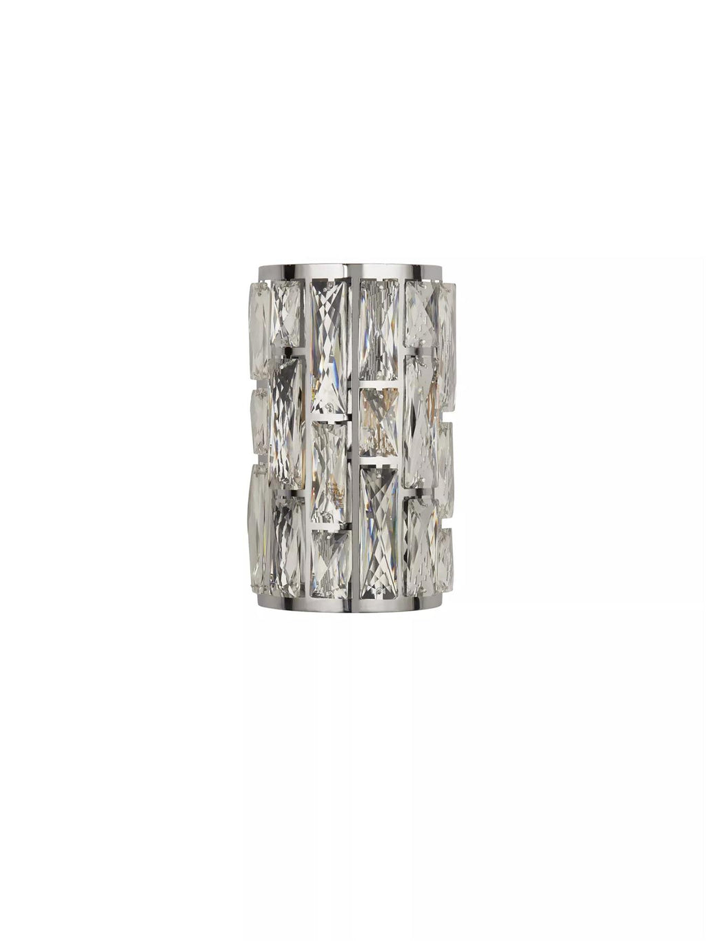 Bijou 2 Light Wall Light In Chrome Finish With Crystal Glass 6582-2CC