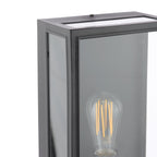 Dar Wisebuys Mazin Outdoor Wall Light In Black IP44 MAZ5222