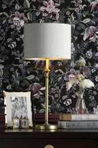 Laura Ashley Highgrove Table Lamp In Antique Brass With Shade LA3756325-Q