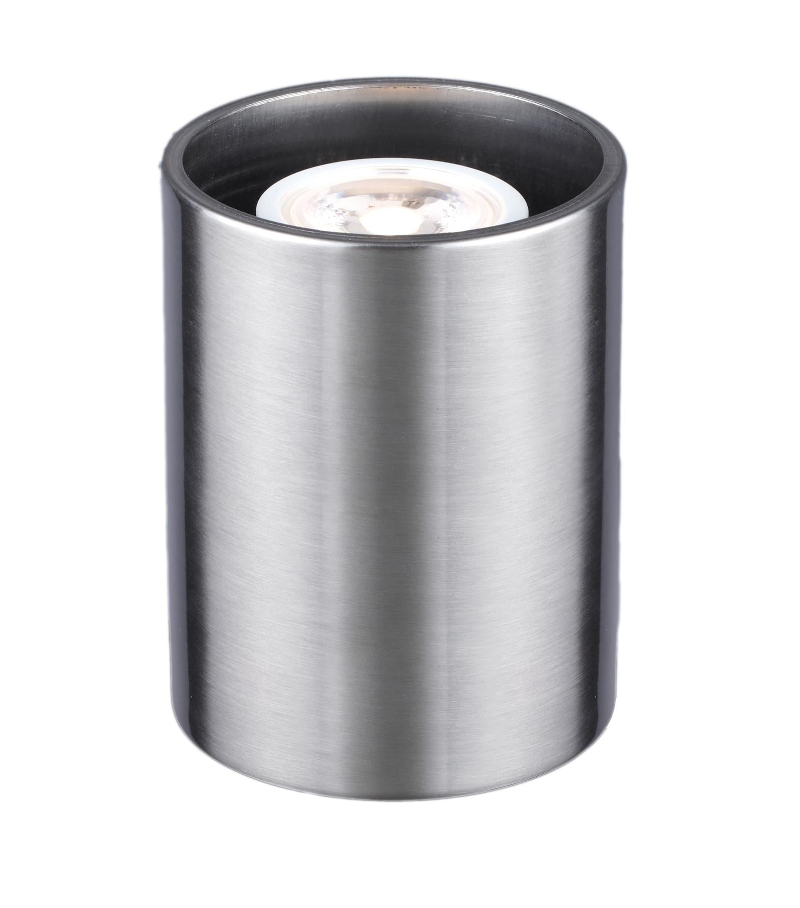 Modern Silver LED Uplighter Table, Floor Lamp Uplighter with Inline Switch