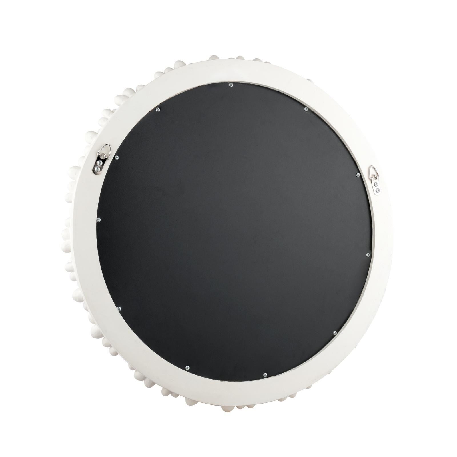 Laura Ashley Romsey Mirror Matt White 65cm LA3756770-Q
