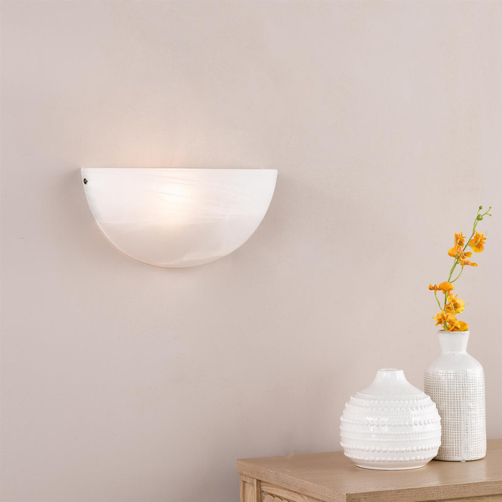 Keita Wall Light In Bronze Finish With Glass KEI0763