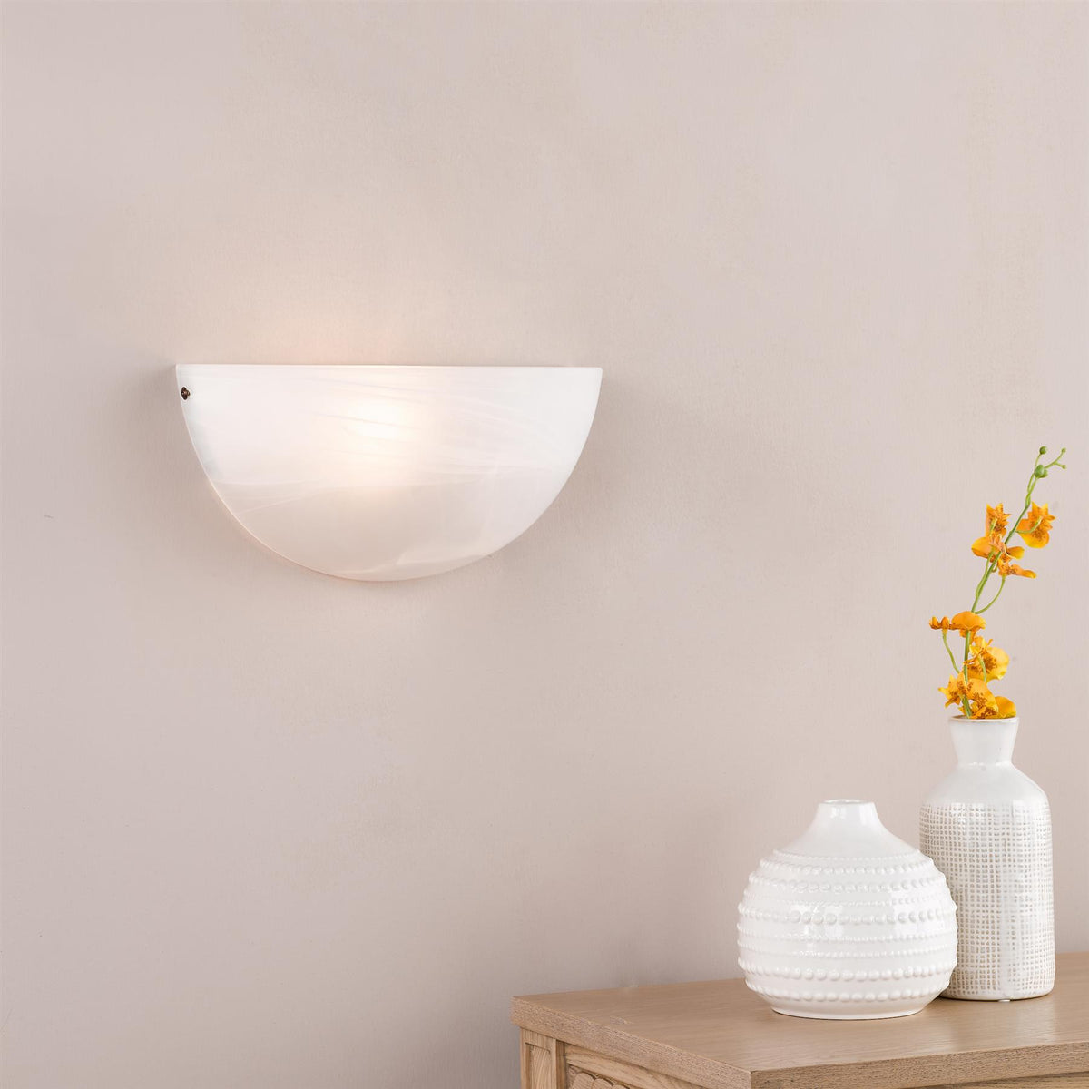 Keita Wall Light In Bronze Finish With Glass KEI0763