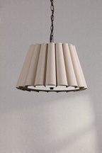 Laura Ashley Holwell 2 Light Pendant Antique Bronze With Shade LA3756643-Q