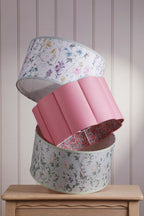 Laura Ashley Loveston Pink Cotton Scalloped Shade 38cm LA3756680-Q