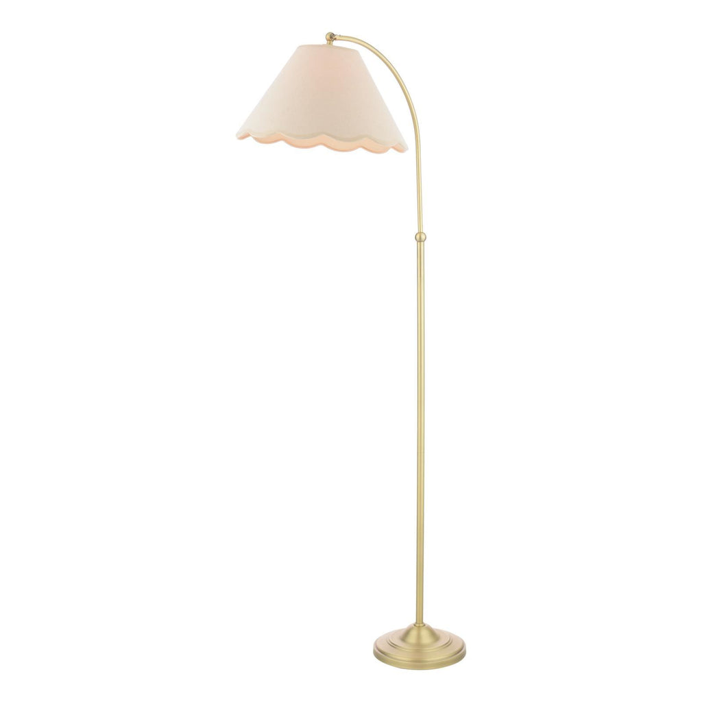 Laura Ashley Cordwell Floor Lamp Matt Antique Brass With Shade LA3756743-Q