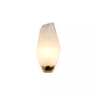 Rocky Wall Light In Satin Brass Finish With Glass Shade 23142-1SB