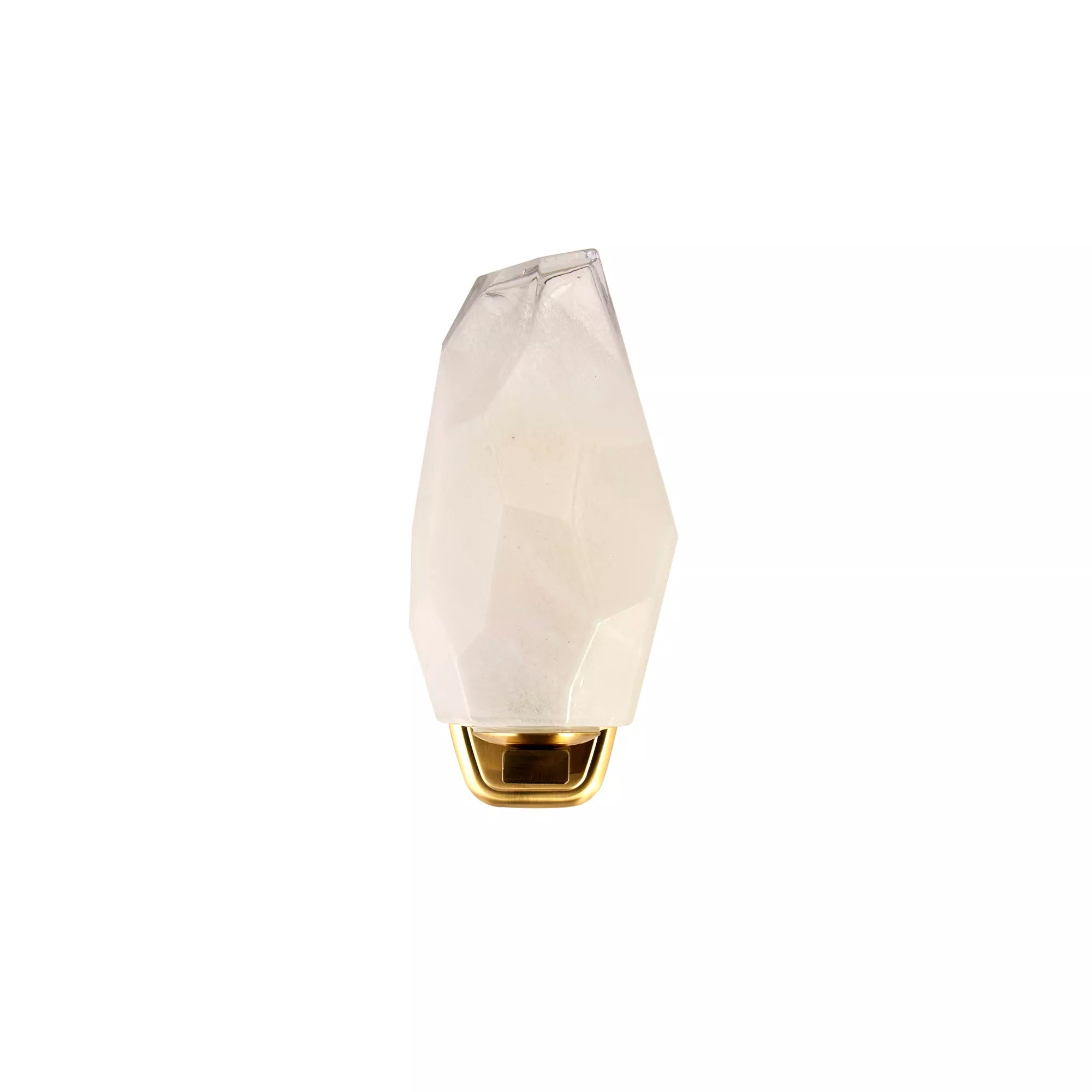 Rocky Wall Light In Satin Brass Finish With Glass Shade 23142-1SB
