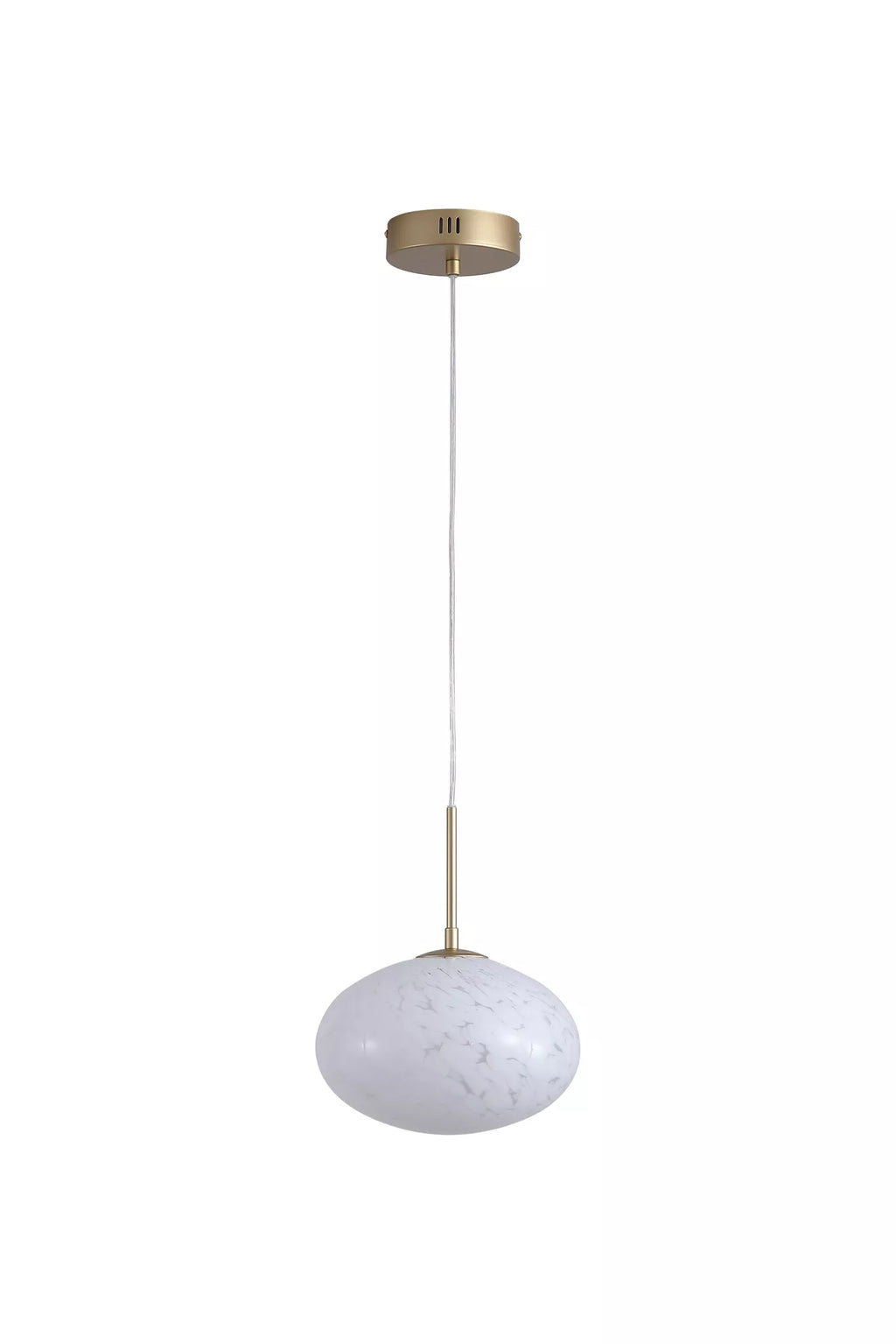 Confetti LED Ceiling Pendant Light In Gold Finish With Confetti Glass 80820-1GO