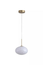 Confetti LED Ceiling Pendant Light In Gold Finish With Confetti Glass 80820-1GO