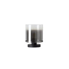 Sweden Table Lamp In Matt Black Finish With Smoked Ombre Glass 88913-1BK