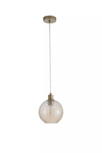 Radiance Ceiling Pendant Light In Gold Finish With Champagne Glass 44520CP