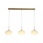 Confetti LED Bar Ceiling Pendant Light In Gold Finish With Confetti Glass 80823-3GO