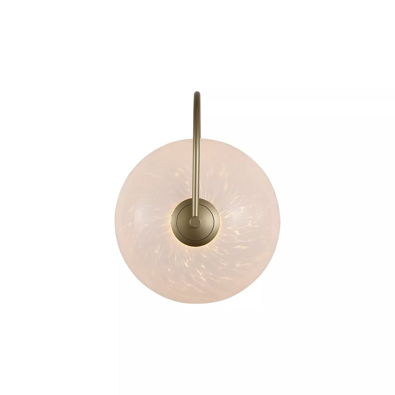 Confetti LED Wall Light In Gold Finish With Confetti Glass 80821-1GO
