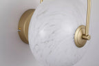 Confetti LED Wall Light In Gold Finish With Confetti Glass 80821-1GO