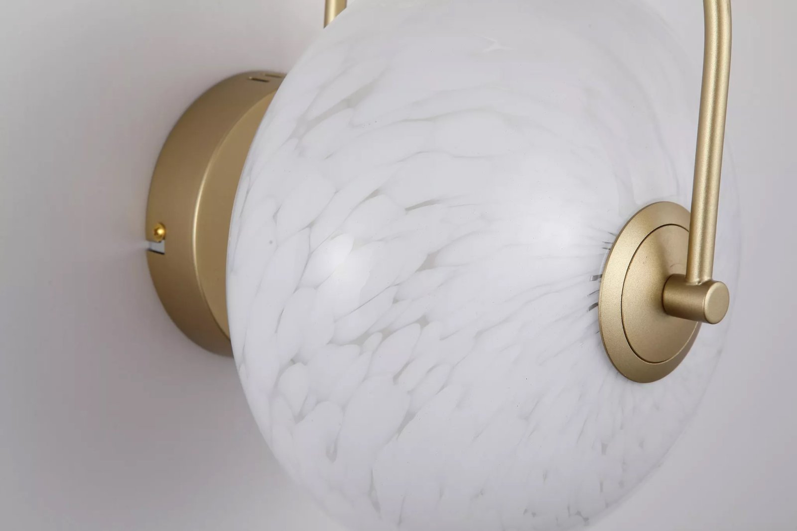 Confetti LED Wall Light In Gold Finish With Confetti Glass 80821-1GO