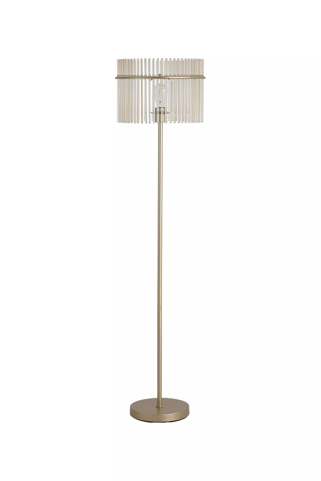 Swizzle Floor Lamp In Gold Finish With Champagne Rods 55626CP