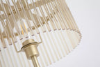 Swizzle Floor Lamp In Gold Finish With Champagne Rods 55626CP