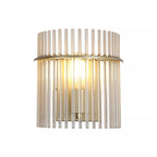 Swizzle Wall Light In Gold Finish With Champagne Rods 55625CP
