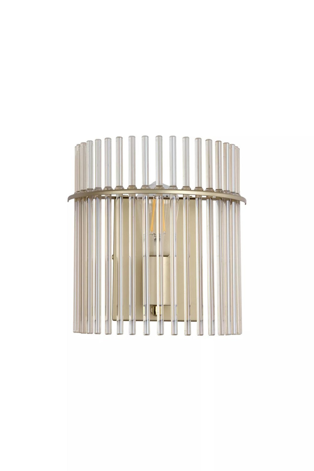 Swizzle Wall Light In Gold Finish With Champagne Rods 55625CP