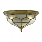 Pisa 1243-12 Antique brass Flush ceiling light