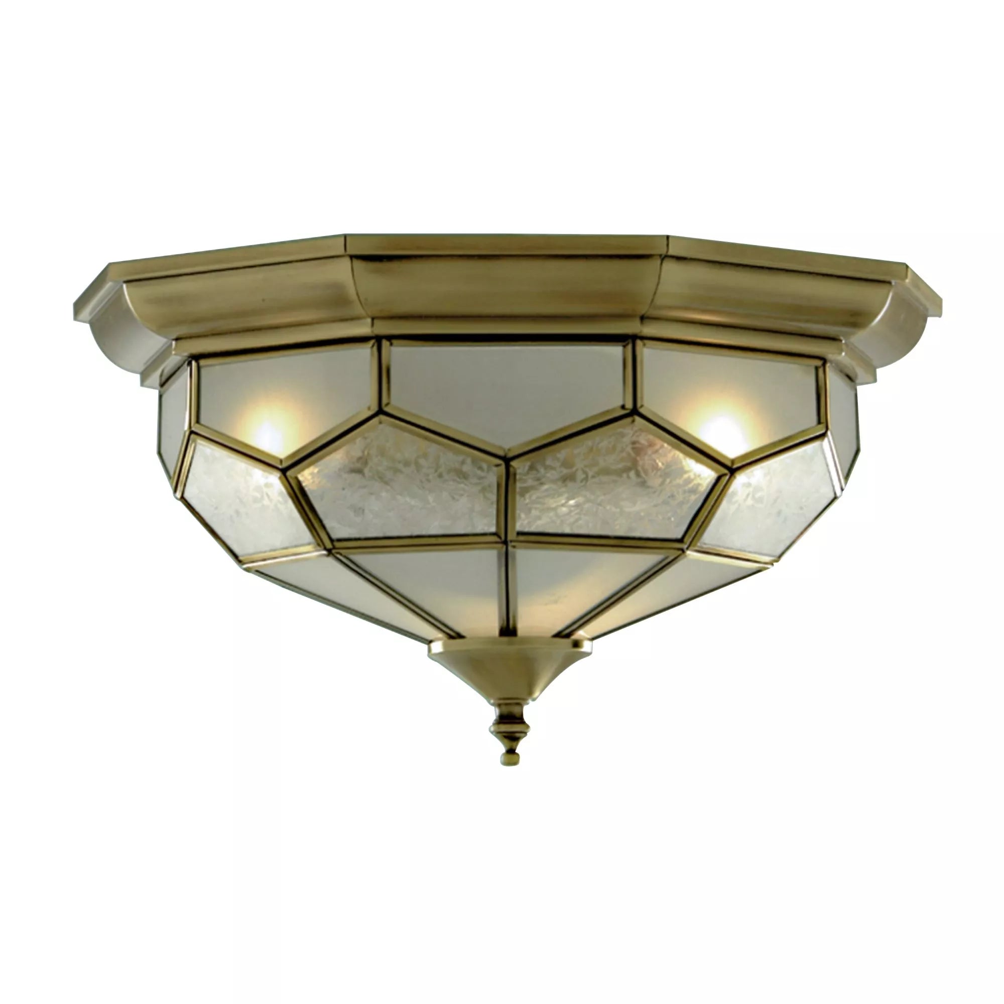 Pisa 1243-12 Antique brass Flush ceiling light