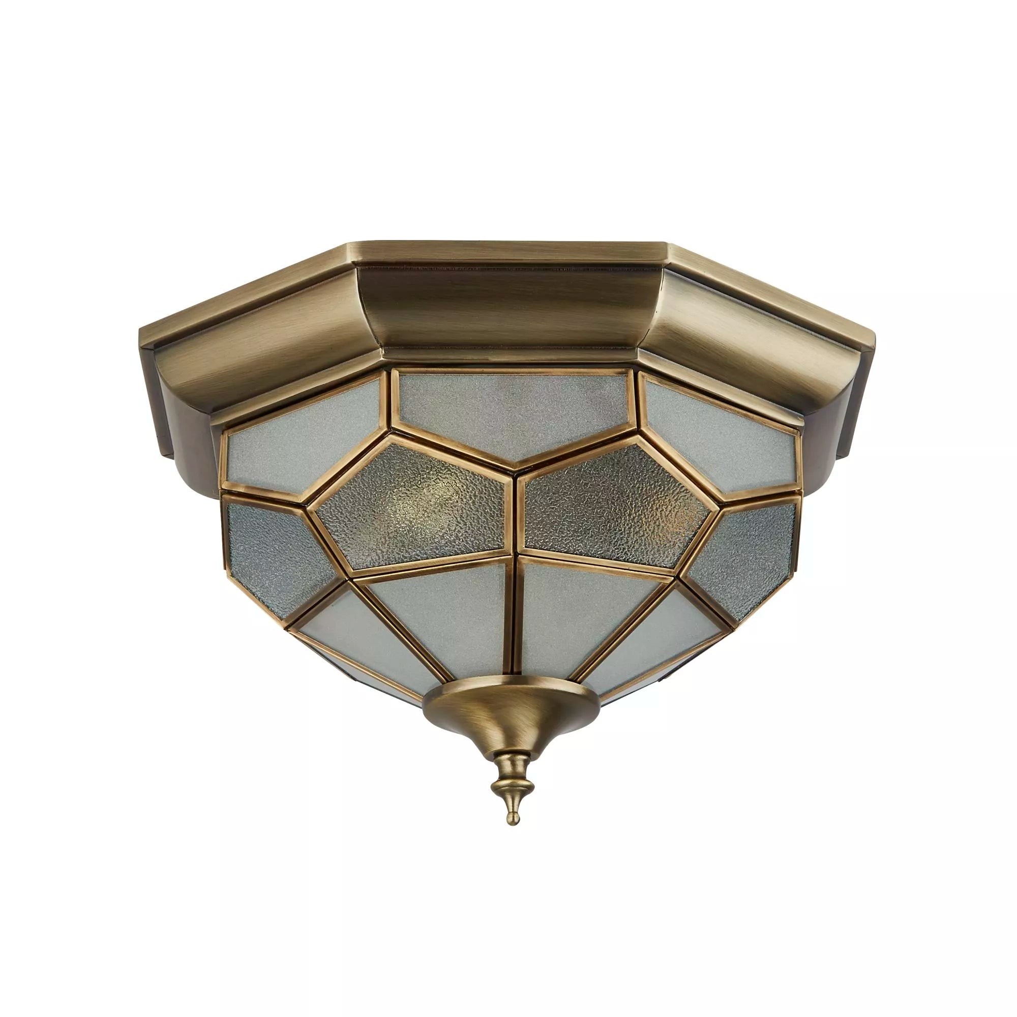 Pisa 1243-12 Antique brass Flush ceiling light