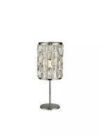 Bijou Table Lamp In Chrome Finish With Crystal Glass 6584CC