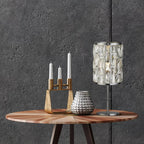 Bijou Table Lamp In Chrome Finish With Crystal Glass 6584CC