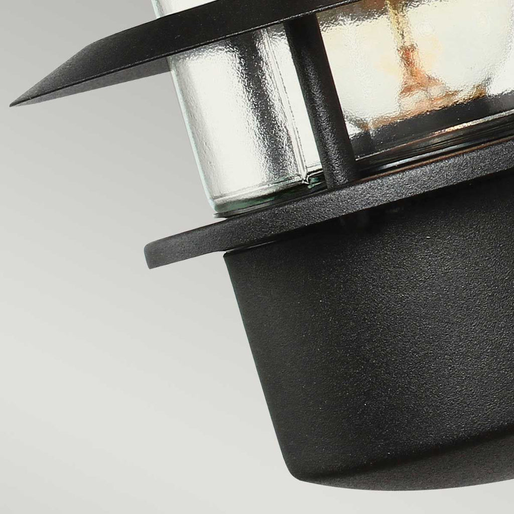 Helsingor Outdoor Wall Lantern In Black Finish HELSINGOR BK