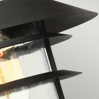 Helsingor Outdoor Wall Lantern In Black Finish HELSINGOR BK