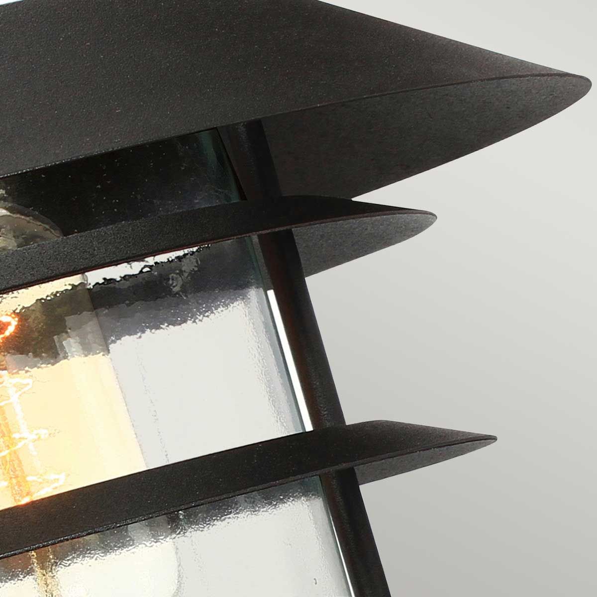 Helsingor Outdoor Wall Lantern In Black Finish HELSINGOR BK