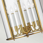 Gentry Large Ceiling Pendant Light in Polished Brass Finish HK-GENTRY-P-L-PB
