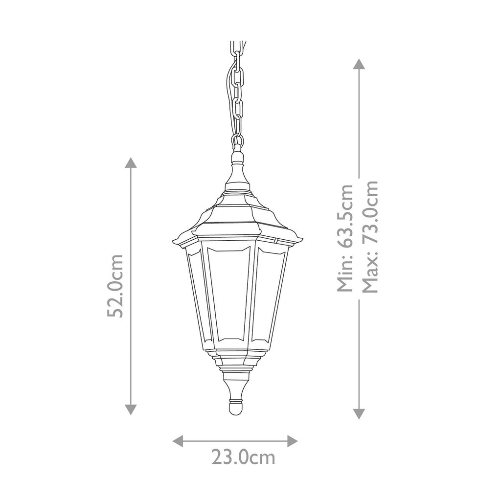 Kinsale Hanging Exterior  Lantern IP44