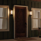 South Hope Outdoor Medium Wall Lantern In Rubbed Bronze Finish IP44 KL/SOUTH HOPE/M