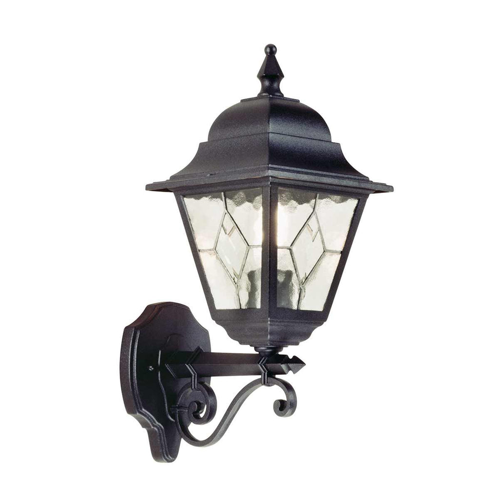 NR1 Norfolk period exterior black wall lantern, IP43