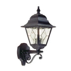 NR1 Norfolk period exterior black wall lantern, IP43