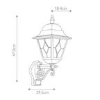 NR1/PIR Norfolk PIR Security Exterior Lantern IP43